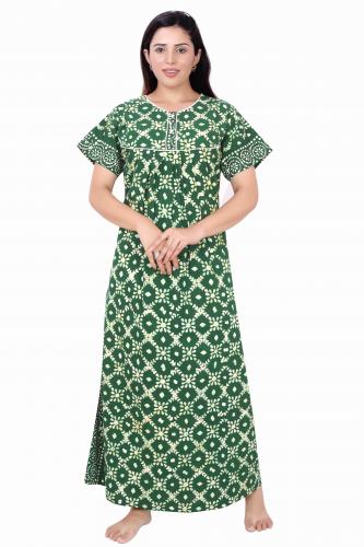 Cotton Batik Printed Nighty