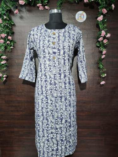 regular wear stitched kurti Tunic by FAROOQ DYEING