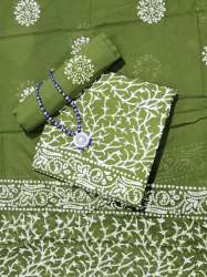 Unstitched Cotton Dress Material â€“ Bombay Batik