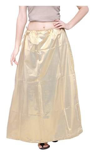golden satin petticoat by Hariom Collection