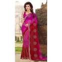 Casual wear Georgette Printed Bandhej Saree thumb 3
