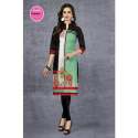 green-red Cotton Kurti