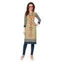 Ladies v-neck Printed Kurti