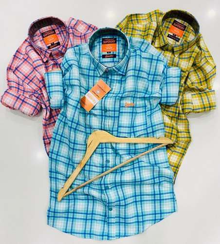 Full Sleeve Check Cotton Shirt