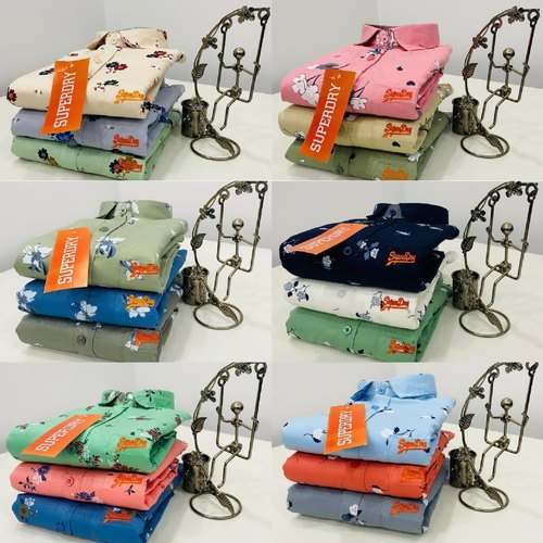 Men Cotton Printed Shirt