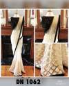 Pure White Embroidery Saree thumb 3
