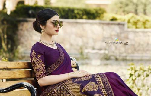 Fantastic Foil Work Saree