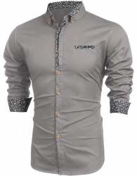 Collar Neck Plain Shirt