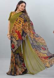 Fancy Georgette Printed Saree