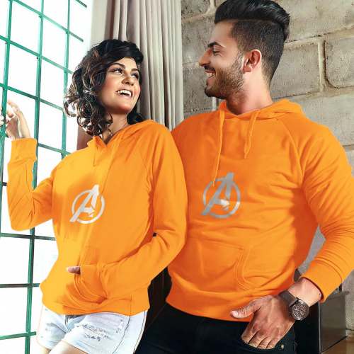 Multi color Couple Hoodie