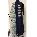 Bangalore Slub Long Party Wear Kurti thumb 3