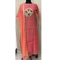 Chanderi Kurti With Gota Patti Work and Dupatta thumb 3