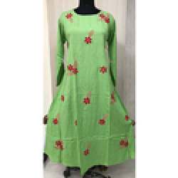 Cotton Flex Long Gown Pattern Kurti