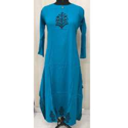 Ladies cotton rayon casual kurti