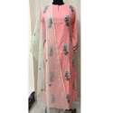 Pattern Kurti With Organza Dupatta and Hardwork thumb 2