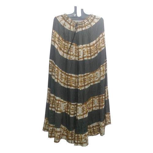 Designer Long Printed Skirt 