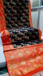 Semi Kanchipuram Uppada Silk Saree