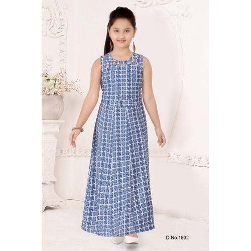 Blue Casusl Wear Gown by Bombay Style