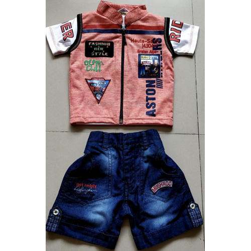Boy's Half Pant Suit Set