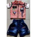 Boy's Half Pant Suit Set