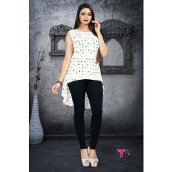 Fancy Printed Crepe Top