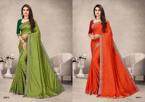 Fancy Vichitra Silk Saree