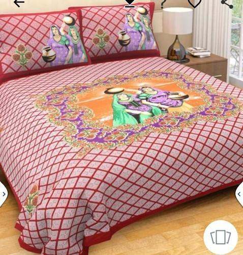 Fancy Double Bed sheet by Mitro Fashions