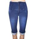 Girls Blue Denim Capri