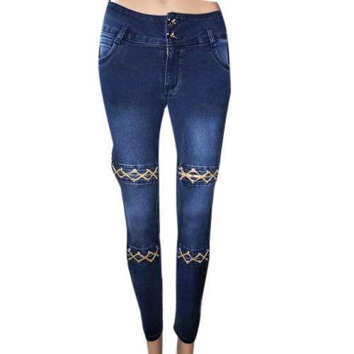 Stretchable Girls denim jeans  by Yavvan Enterprises