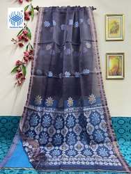 Fancy Muslin Saree For Ladies