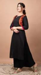 Embroidered Kurtis With Jacket