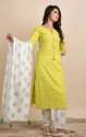 Ladies Cotton Kurti With Pant thumb 1