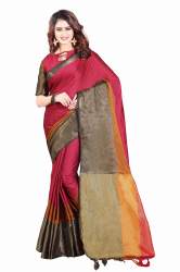 Aura Cotton Silk Fancy Saree - 2