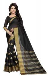 Black Silk Cotton Sarees