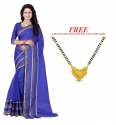 Blue Cotton Sarees