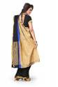 Blue Cotton Silk Saree thumb 1