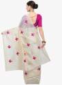 Butterfly Saree Pink Color thumb 1