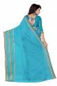 Casual Wear Sarees Sky Blue thumb 2