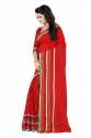 Cotton Red Sarees thumb 1
