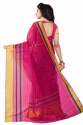 Cotton Rose Pink Sarees thumb 2