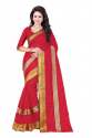 cotton-sarees-dark-red