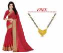 cotton Sarees Red 2