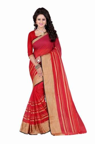 Cotton Sarees Red