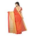 Cotton Silk Chicku Checks Saree thumb 2