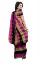 Cotton Silk Saree Wine Color  thumb 1