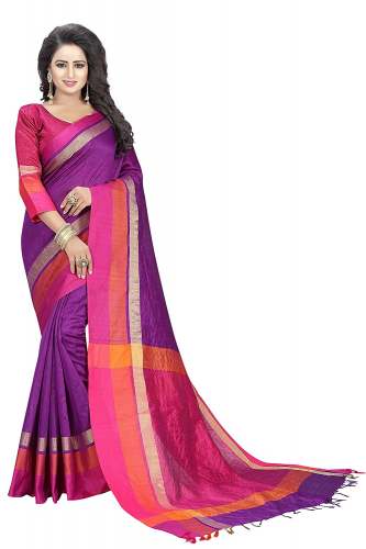 Cotton Slub Saree