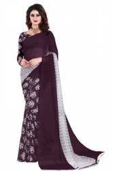 Designer Georgette Print Saree