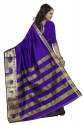 Designer Jacquard Sarees purple  thumb 1