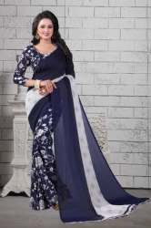 Dhani Georgette Print Saree
