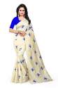 Fancy Butterfly Print Embroidery Saree thumb 1